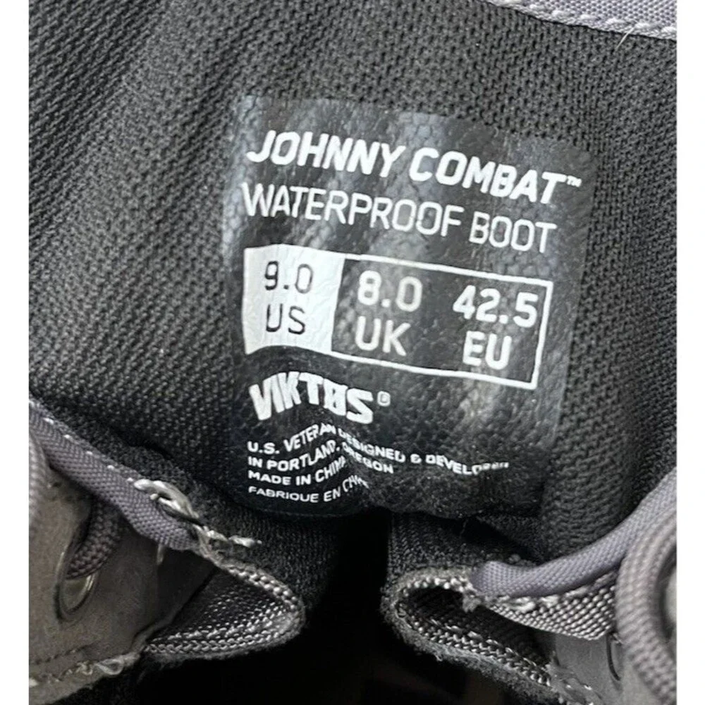 Nice! Viktos Johnny Combat Men’s 9 Waterproof Boots $140 - Gray